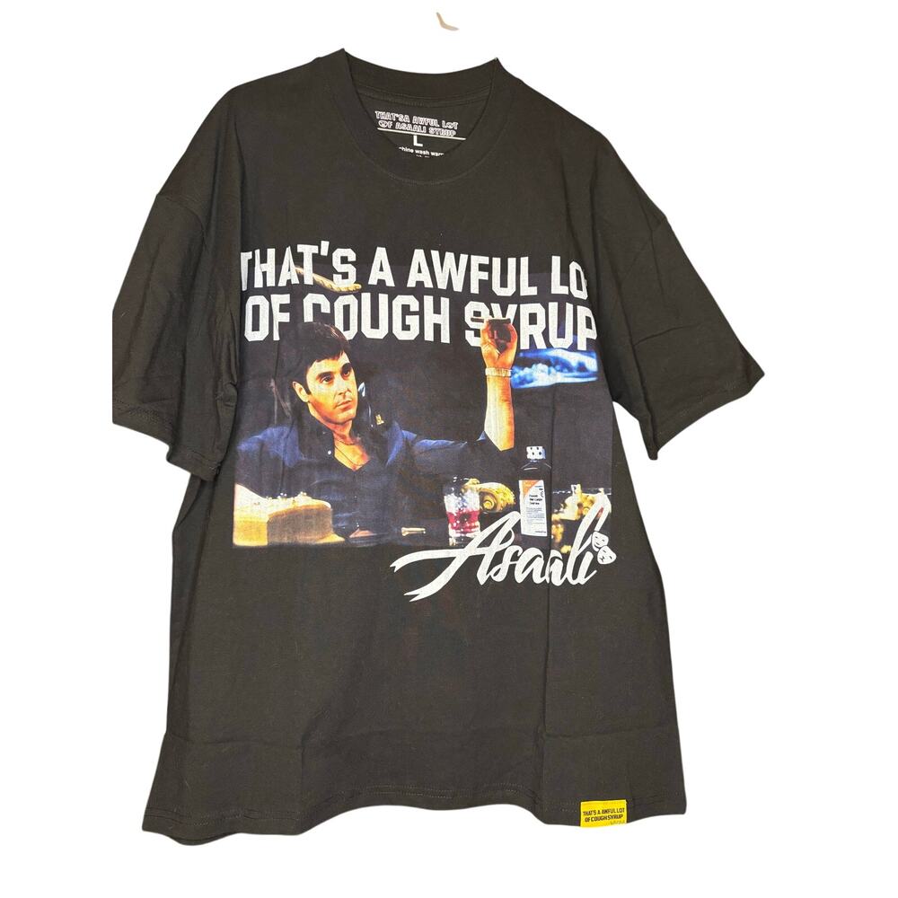 NEW - SZ L, Awful Lot of Cough Syrup x Asaali - Scarface